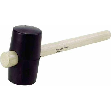 Gummihammer schwarz 65mm Hammer Werkzeuge Heimwerker Werkstatt Schonhammer NEU (1/2)