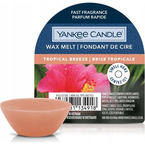 Cera profumata Yankee Candle Tropical Breeze, 22 g. (1/2)