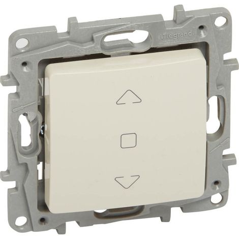 Motorisation de volet Legrand niloe contrôle direct vis ou griffes crème