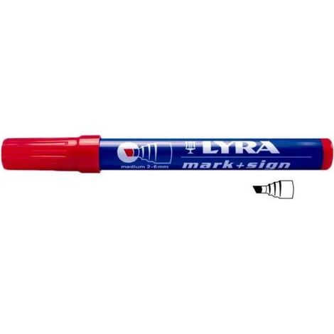 Lyra Germany Marker indelebile 111 Nero scatola 10