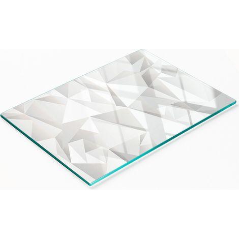 Tabla de cocina de vidrio templado con gráficos abstractos decorativos 80x52 cm (1/5)