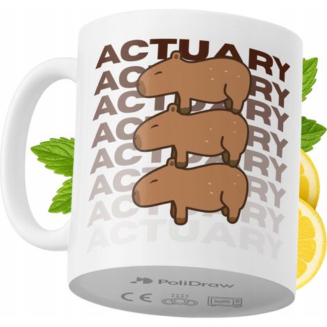 Lustige Kaffeetasse mit witzigem Textdesign für Aktuare – ideal für Geburtstage, Namenstage und Feiertage. Hochwertige Tasse für besondere Anlässe, ob im Büro oder zu Hause. Farbe: Weiß, 330 ml.