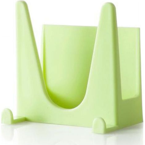 Rack De Rangement Pour Couvercles De Casserole - Support À Ventouse En Plastique - Pour Cuisine - 1 Pièce (1/5)