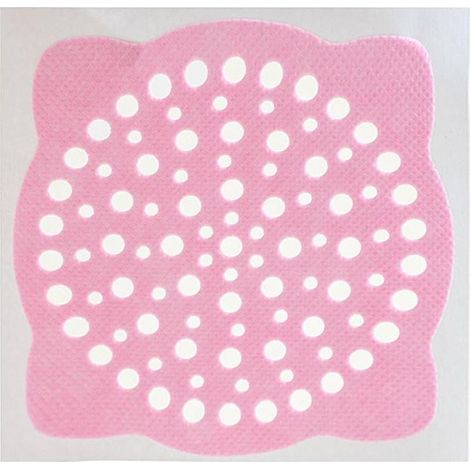 Filtre Cheveux Pour Drain Douche - Adhésif Non Tissé 15 x 15 cm - Usage Unique - Pour Salle De Bain (1/5)