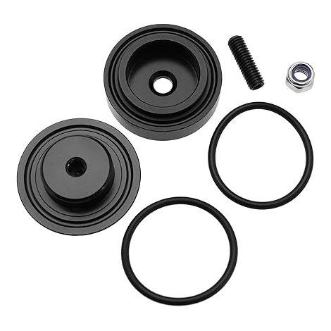 Lntyq 1 Set Ersatz-Scheibenwischerkappen, kompatibel mit Acura Integra 1990-2006, kompatibel mit Honda Civic Si 2002-2005, schwarz (1/5)