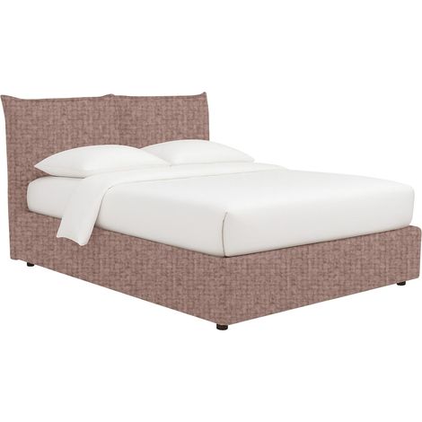 Cama Individual Newquay, Desenfundable, Hecho en Italia, Rosa Antigua