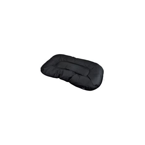 Coussin flocon rectangle réversible "Essentiel" - Noir/Gris - L 53 x l 29 cm - Livraison gratuite (1/2)