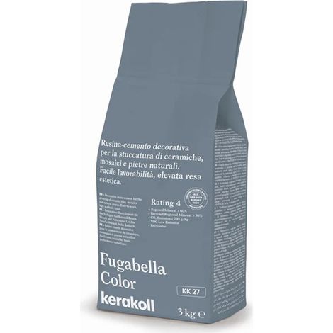 STUCCO IBRIDO PER PIASTRELLE 'FUGABELLA COLOR' KERAKOLL 3 Kg - Colore KK 27 Q.TA 3
