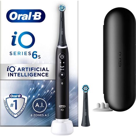 Oral-B iO 6 Erwachsener Vibrierende Zahnbürste Schwarz (1/5)