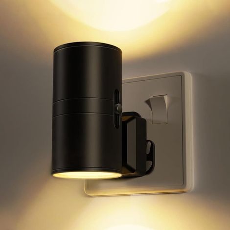 LED-Nachtlicht mit Schalter, Lichtsensor-Nachtlicht, dreifarbig einstellbar, geeignet für jeden Ort im Haus, 1 Einheit/Fernbedienung nicht im Lieferumfang enthalten.