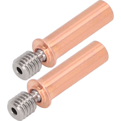 Bimetall-Heizrohr für Düsenkehle M6, 2 Stück, 3D-Druckerzubehör, kompatibel mit CR-6 SE (1/5)
