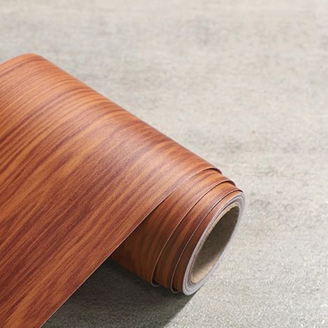 (20 cm x 5m) Papier Peint Bord Miroir Cadre Amovible Étanche Ruban de Réparation pour Céréales en Bois Autocollant Autocollant Autocollant pour Tables, Chaises, Portes, Fenêtres, Sol (1/5)