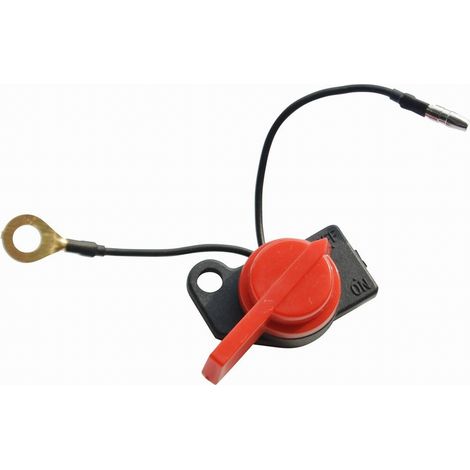 Die Motorstoppschalterbaugruppe ist mit Zwei- oder Dreidraht-Notstoppsteuerungen für Yamaha MZ175 166F Motoren kompatibel. (1/5)