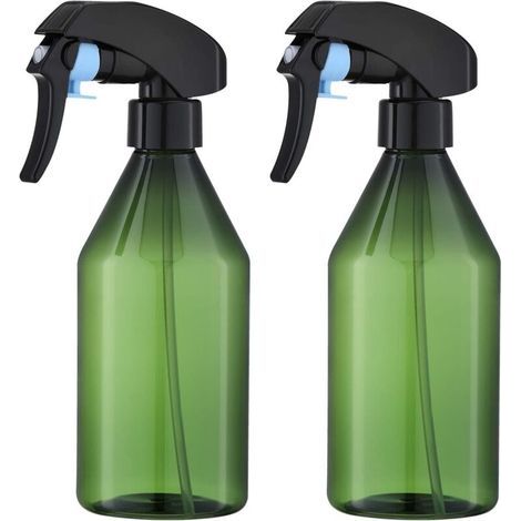 pair 300ml Vaporisateur Plastique (2 Pièces) Pulverisateur Vide, Flacon Spray, Brumisateur pour Plante, Cheveux, Jardin (Vert)-Fei Yu (1/5)