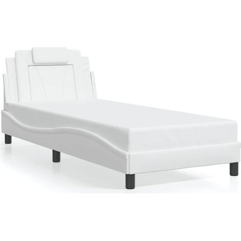 Maison Exclusive - Cadre de lit Viana sans matelas blanc 80x200 cm similicuir