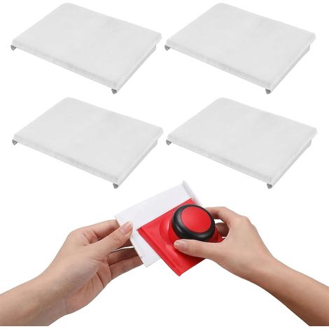 Lot de 4 Tampons de Peinture pour Bordureur - Outil de Précision pour Murs, Plafonds et Plinthes - Application Lisse sans Traces (1/5)