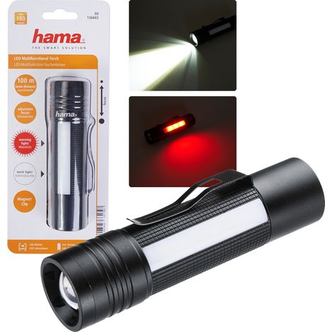 LED Multifunktions-Taschenlampe mit Magnet (1/5)