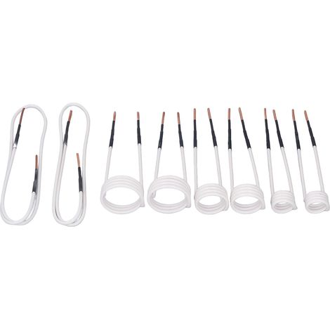 Bobine de chauffage à Induction, noyau en laiton de 2.5mm, Kit de 4 Types pour le retrait des boulons et des écrous, 8 pièces