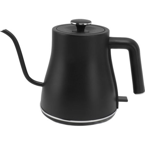 Bouilloire électrique à col de cygne, cafetière/théière à filtre, en acier inoxydable, avec contrôle précis de la température et prise britannique 220-240 V. (1/5)