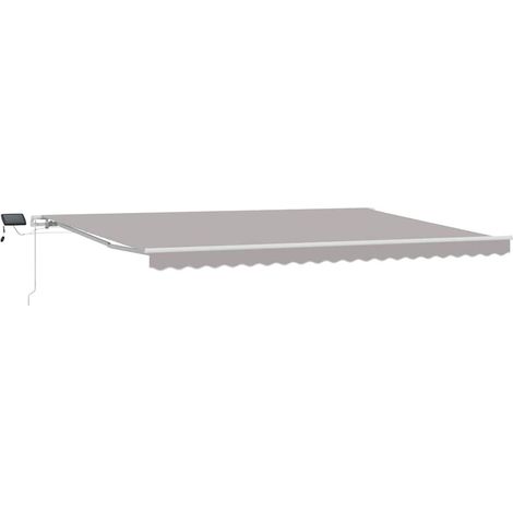 Maison Exclusive - Tenda Retrattile Grigio chiaro 500 × 300 cm Tessuto e acciaio