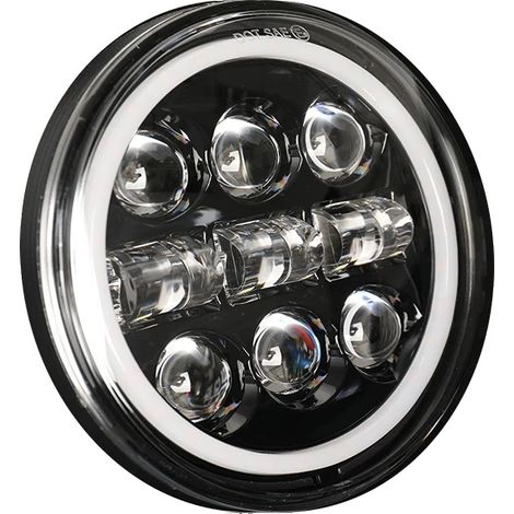 Faro LED para motocicleta, doble haz, luces de circulación diurna, 1 unidad, 5,75 pulgadas. (1/2)