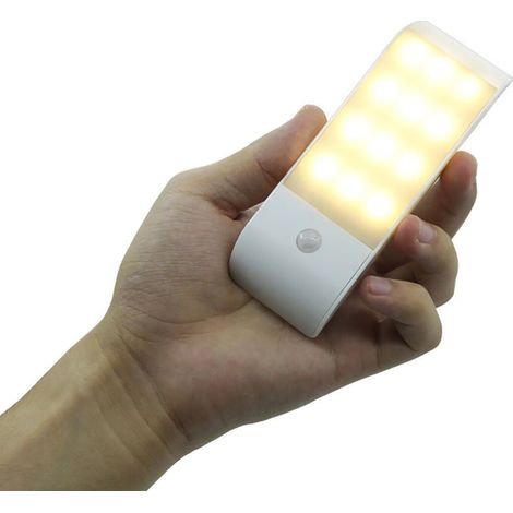 Charge USB LED intelligente corps humain induction veilleuse armoire lumière armoire lumière (1/5)