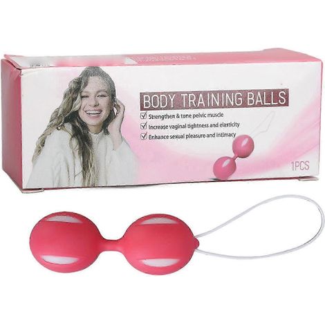 Kit de 2 balles d'exercice pour renforcer le plancher pelvien et tonifier les muscles, destiné aux femmes débutantes et confirmées.