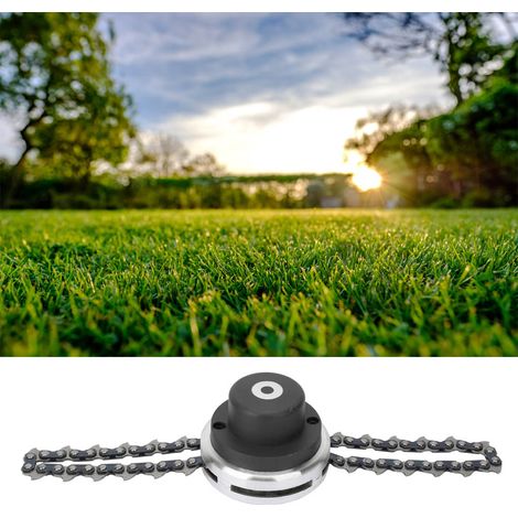 Chaînes à bobine pour tête de coupe-bordures, accessoire pour débroussailleuse de jardin (noir) (1/5)