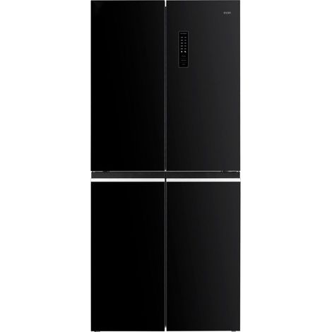 Frigo combi 4 puertas con acabado en cristal negro 362 L 180cm 79