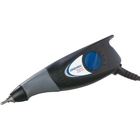 Dremel 290 Engraver - Graveur fourni avec 1 pointe de Gravure et 1 Pochoir pour graver Bois, Metal. Verre, Plastique, Ceramique