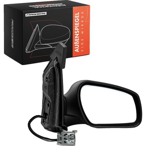 Miroir Extérieur, Fonctionnement Électrique, 5 Contacts de Connecteur, Compatible avec Ford Focus II, Plastique Durable, Design Convexe (1/5)