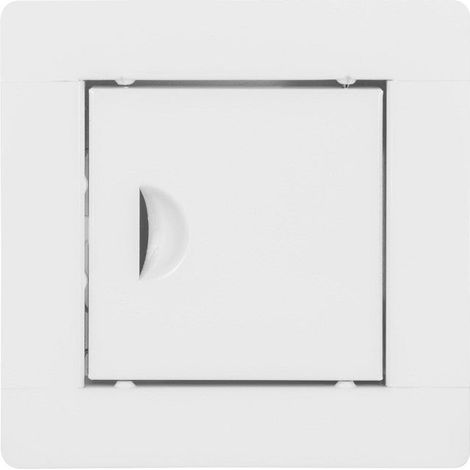 Trappe de visite Porte d'inspection en métal blanc 10x10 cm (1/4)