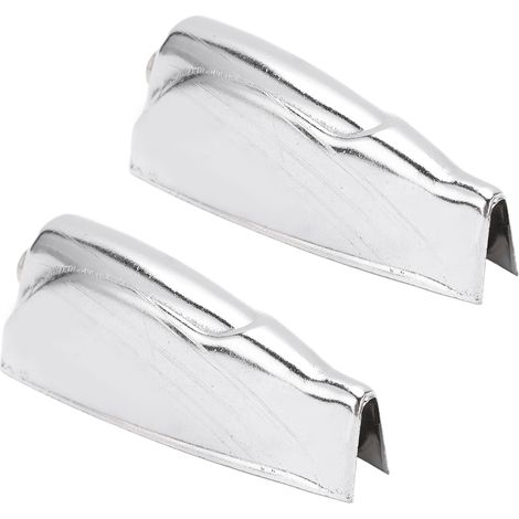2 Pièces Tendeurs de Fût en Fer Chromé pour Caisse Claire, Lot de 2 Écrous de Timbre, Accessoires d'Entretien d'Instrument WC27J (1/5)
