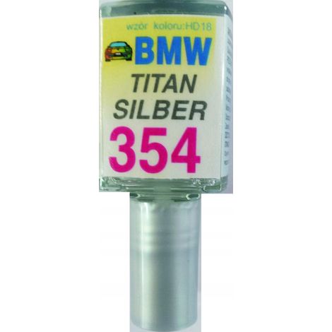 Kit de retoque de pintura para BMW 354 color plata titanio, 10 ml Arasystem (1/5)