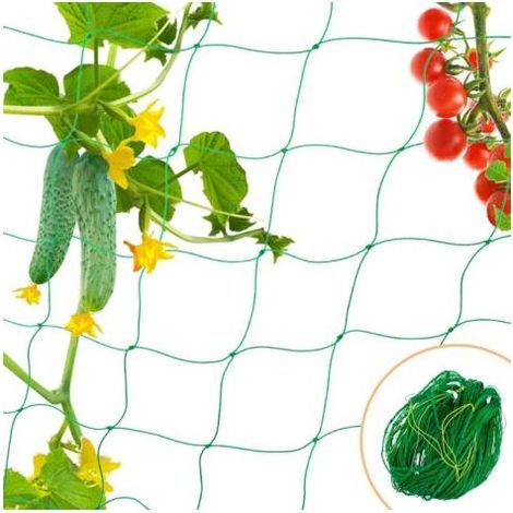 Pair Filet de jardin, filet de protection pour légumes, fruits, plantes et étangs, filet de jardin résistant aux oiseaux et aux chats 1.8x2.7M (1/5)