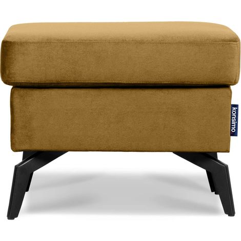 KONSIMO CORDI Hocker mit Beinen , Honig (1/4)