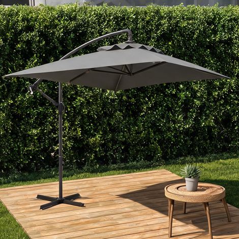 Parasol de jardin en poliestere acciaio 294 x 193 x 250 cm (1/5)