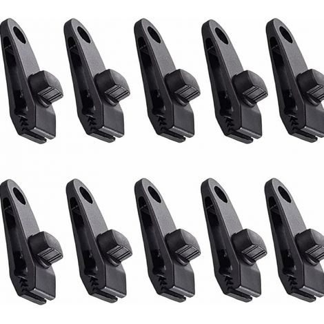 10 stücke Plane Clips Markise Clips Markise Clamp Schwarz Haken Baldachin Clip