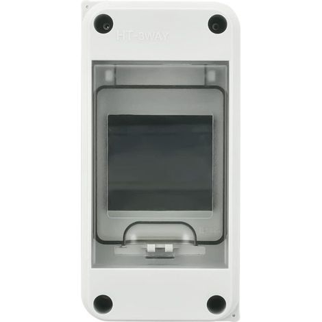 IP65-wetterfestes elektrisches Außengehäuse – 3 Module – flammhemmendes und schlagfestes ABS – flexible Wandmontage (1/5)