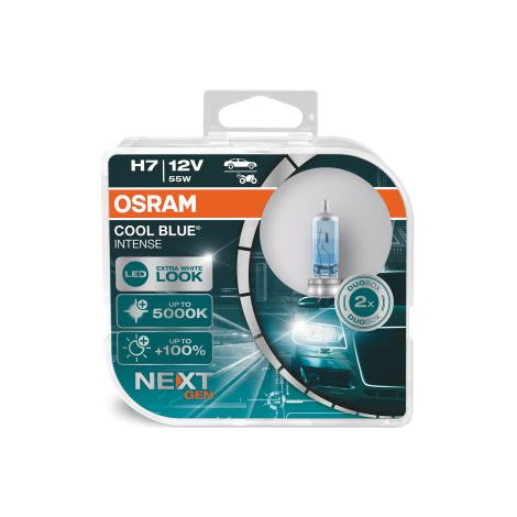 Osram Automotive 4062172387538 Ampoule halogène COOL BLUE® INTENSE H7 55 W 12 V
