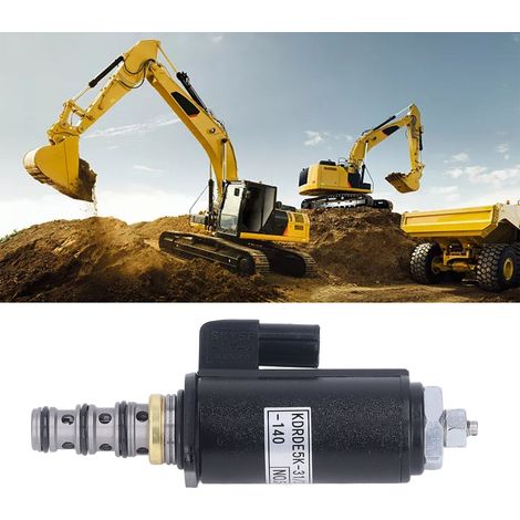 Électrovanne de pompe hydraulique KDRDE5K-31/30C50-140 compatible avec KOBELCO SK230-6E SK210LC-6E SANY (1/5)