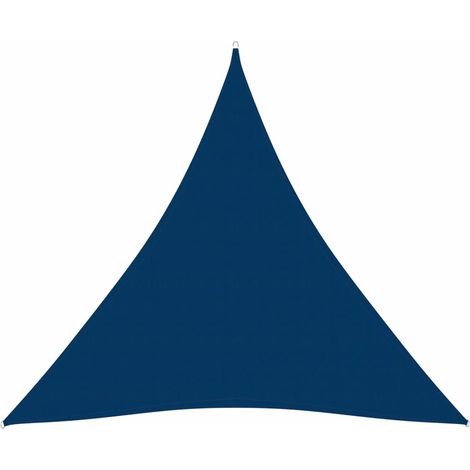 Sunshade Sail Oxford Fabric Triangular 5x6x6 m Blue vidaXL