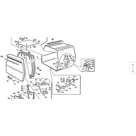 Contenitore polietilene LT.450/500 TG ORIGINALE KUBOTA GIANNI FERRARI 01.30.00.0150