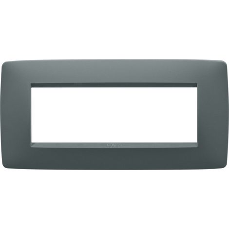 PLAQUE ONE RECTANGULAIRE 6P SARCELLE GEWISS GW16106VZ