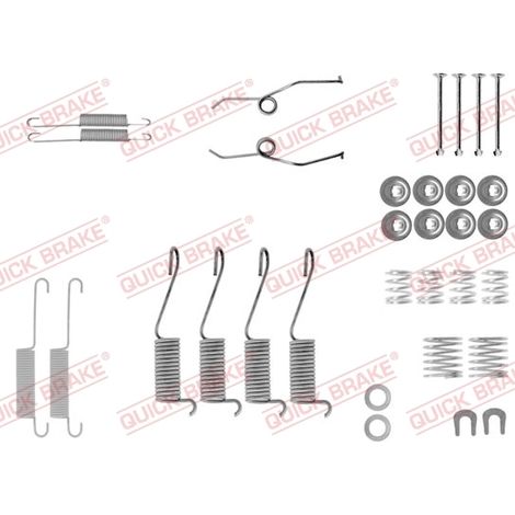 Kit d'accessoires, mâchoire de frein Quick Brake 105-0697 TOYOTA