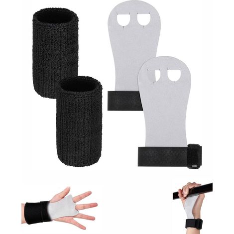 Manique Gymnastique Gants, Gym Enfant Adulte Manique, Protecteur Paume de Gym, Entraînement Croisé, Poignées de Traction, pour Haltérophilie/Gymnastique/Crossfit/Sports Traction, (1/5)