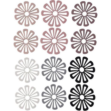 Dessous de plat isolant style nordiqueanti-brûlurepour assiettemotif floralantidérapant (1/5)