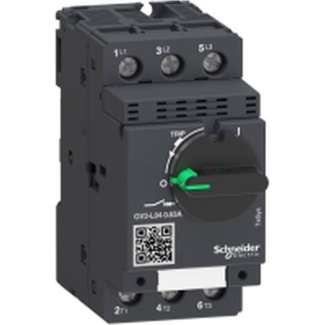 Disjoncteur moteur GV2L 0,63 A 3P 3d déclencheur magnétique - GV2L04