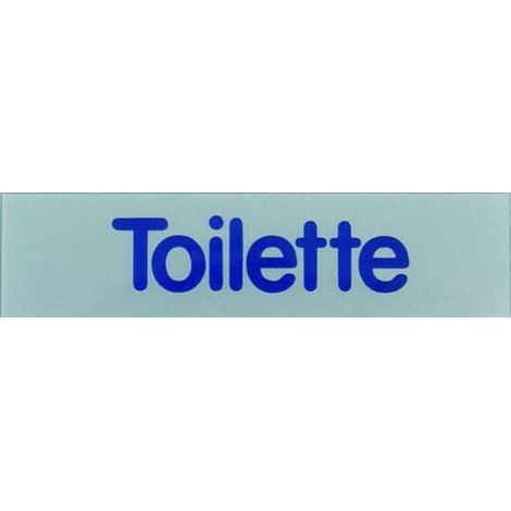 Conacord Klebeschild Toilette Klebeschild