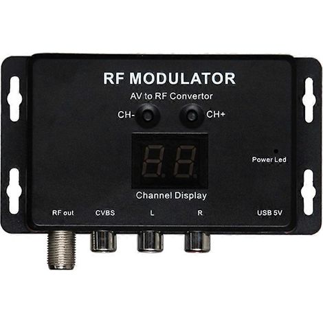 Modulateur RF RM06 Convertisseur AV vers RF Affichage numérique (1/5)